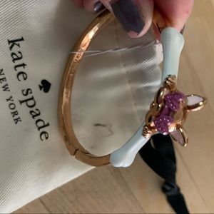 KATE SPADE french bulldog bracelet